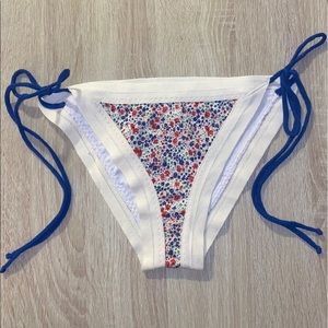 Brand New Floral High Waisted Bathing Suit Bottom